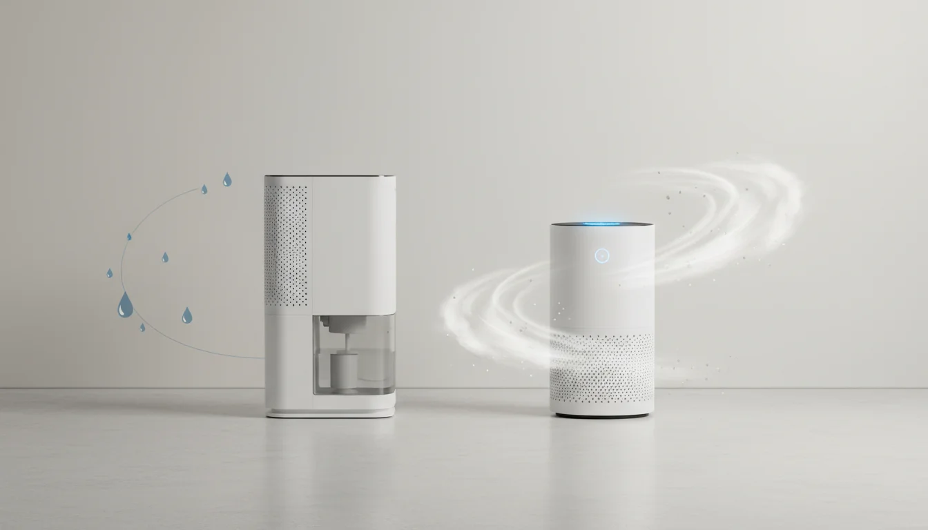 difference between dehumidifier and air purifier - featured image for guide